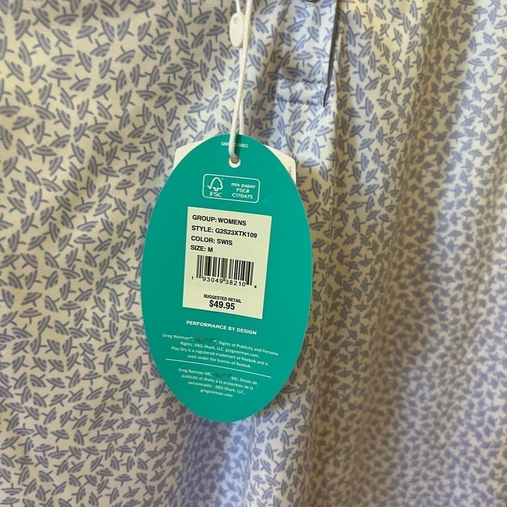 Greg Norman Collection Women's Polo Sleeveless Medium - Picture 7 of 10